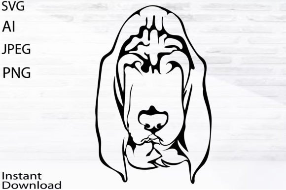 Download Bloodhound Dog/Dog Svg/Png/Jpg/Ai/Vector - Vector Collection