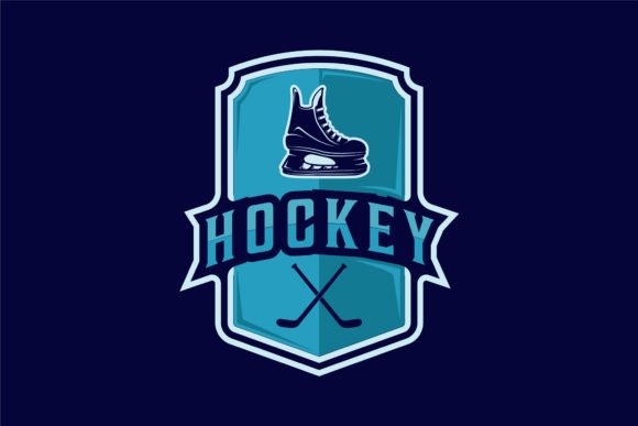 Download Ice Hockey Emblem Logo Vector Design - Vector Collection