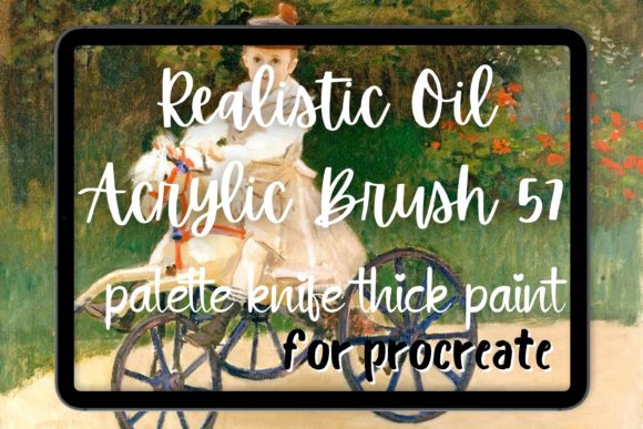Download Procreate Oil Brush 57 Thick Palette Kni - Oil Collection