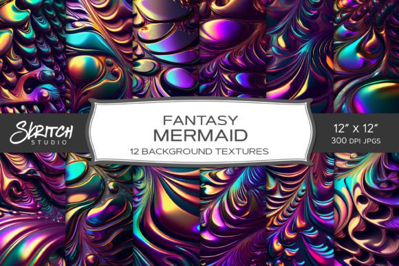 Download Fantasy Mermaid Background Textures - Background Collection