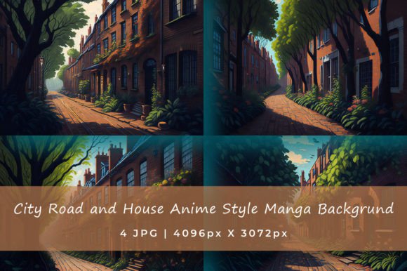 Download LOFI Street Anime Style Manga Background - Background Collection