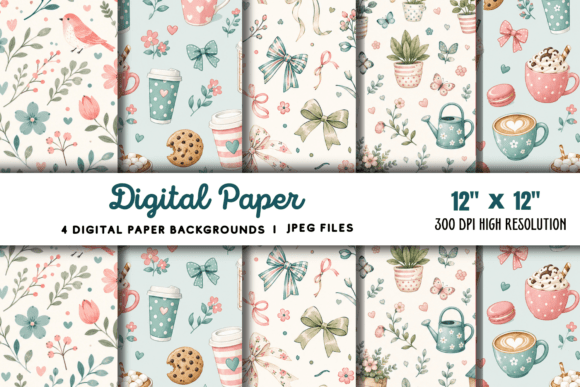 Download Digital Paper Pattern Background 23 - Background Collection