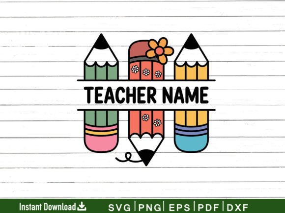 Download Teacher Pencil Paper Bow Svg, Cut File - Premium Resources
