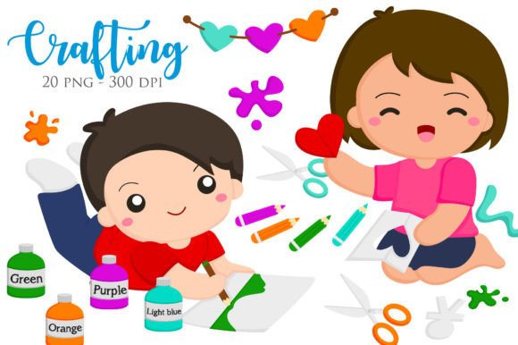 Download Crafting Creativity Vector Illustration - Vector Collection