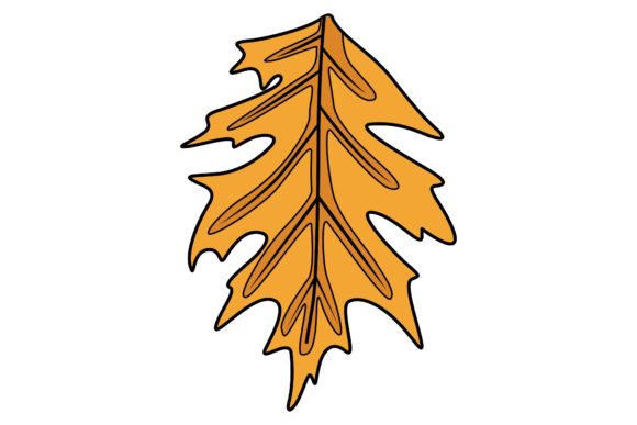 Download Orange Maple Leaf Sticker Vector - Vector Collection