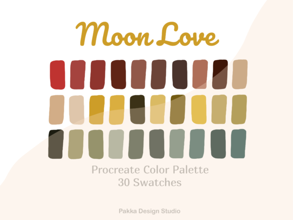 Download Color Palette Procreate Moon Love - Procreate moon Collection